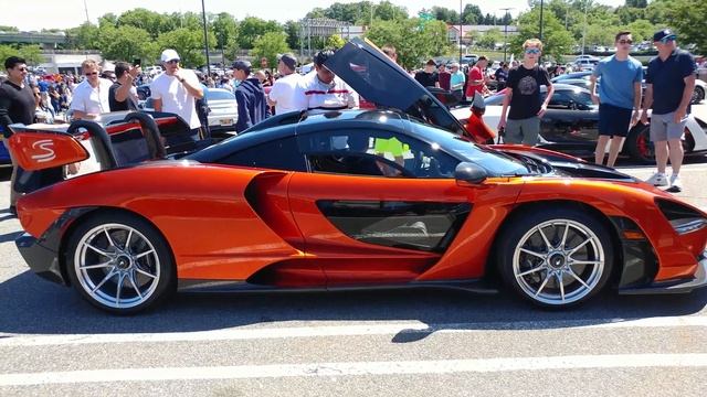2019 VOLCANO ORANGE METALLIC McLAREN SENNA SUPERCAR смотреть онлайн