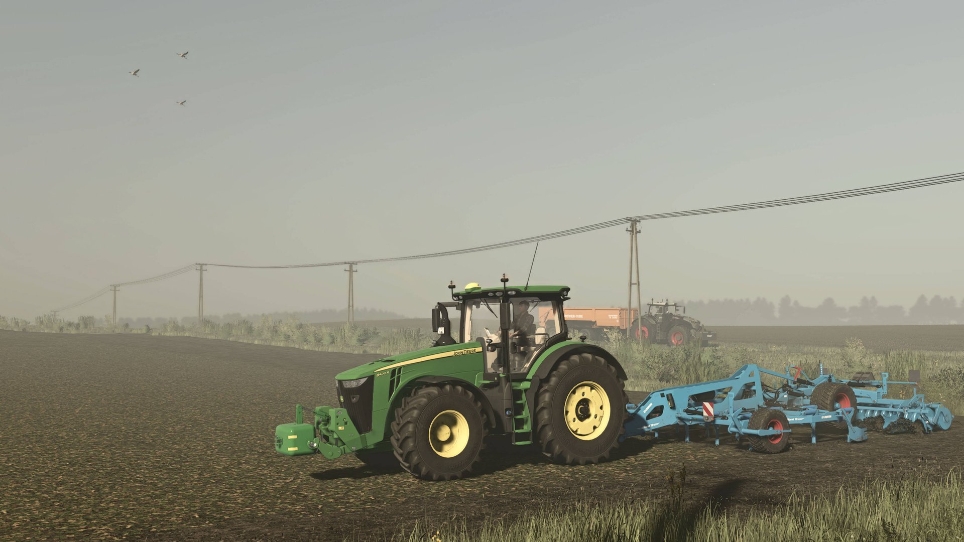 Farming Simulator 25 / Карта Zielonka / Культивация John Deere 8400R + Lemken Karat 12 смотреть онлайн