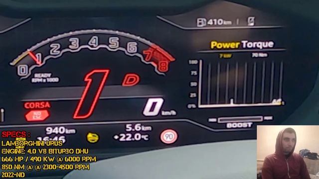 Lamborghini Urus Acceleration
