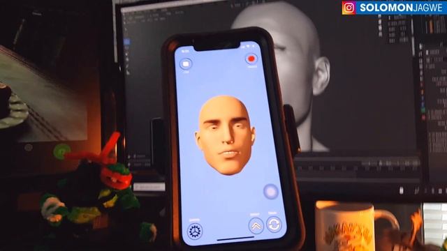 FaceMotion LIVE Addon ~ Blender Facial Animation with iPhoneX ~ Testing Head Rotation & Eevee Rende смотреть онлайн
