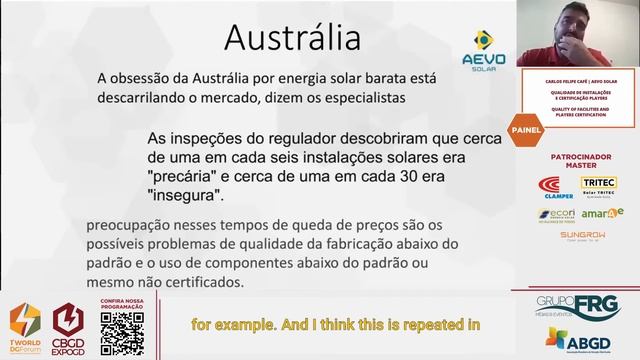 WORLD Fórum GD - Palestra CARLOS FELIPE CAFÉ / AEVO SOLAR смотреть онлайн