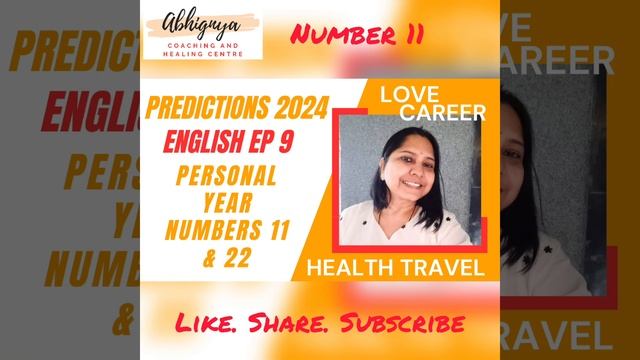 Ep 9 - PREDICTIONS 2024- Love/Career/Health-Personal year numbers 11 & 22-Numerologist Nalini Ashwi смотреть онлайн