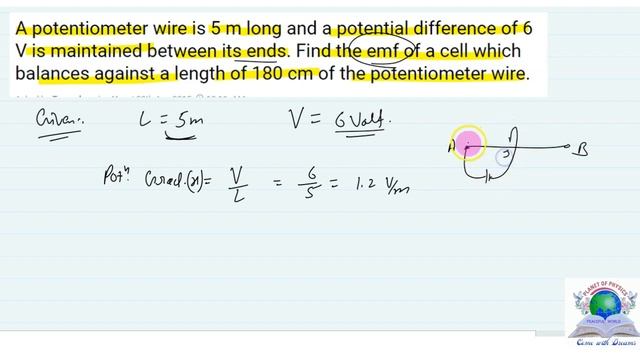 Question on potential gradient 2#potentiometer#NEET#JEE-MAN#PLANET OF PHYSICS смотреть онлайн