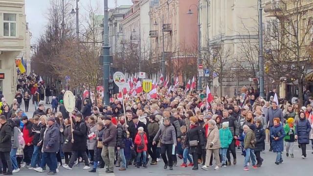 Mitingas skirtas apginti tautinių mažumų mokyklas, Vilnius, 2024.03.23 смотреть онлайн