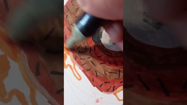 Рисую маркерами/ Пончик