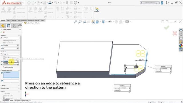 Solidworks tutorial for beginners - 3D modelling with steps - #2 смотреть онлайн