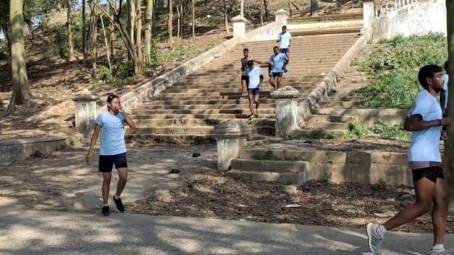 Best Physical Training Academy/Painless Defense Academy Bhagalpur/Stairs And Hill Training BGP#