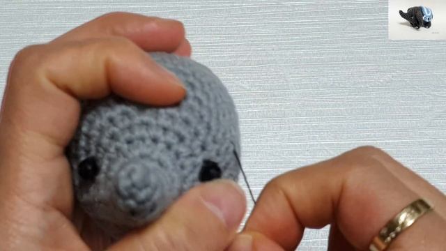 아기코끼리인형뜨기/코끼리뜨기/amigurumi/crochetdoll[비송뜨개]