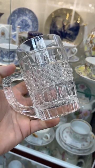 Кружка из хрусталя #хрусталь #антиквариат #старина смотреть онлайн
