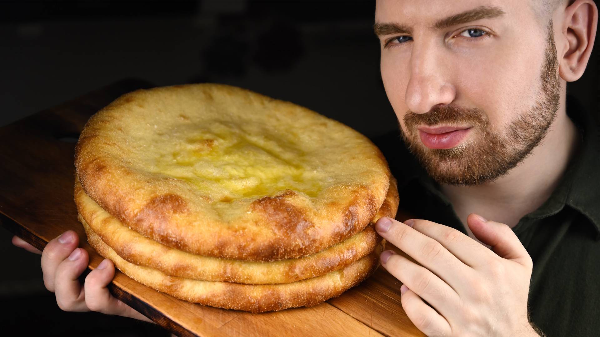 Осетинские пироги с сыром и картофелем. Очень достойное блюдо! смотреть онлайн