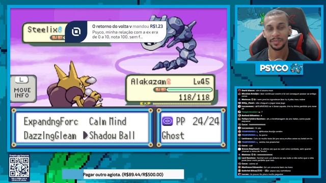 O QUÃO LONGE CONSIGO CHEGAR SÓ COM POKÉMON PSÍQUICO? смотреть онлайн