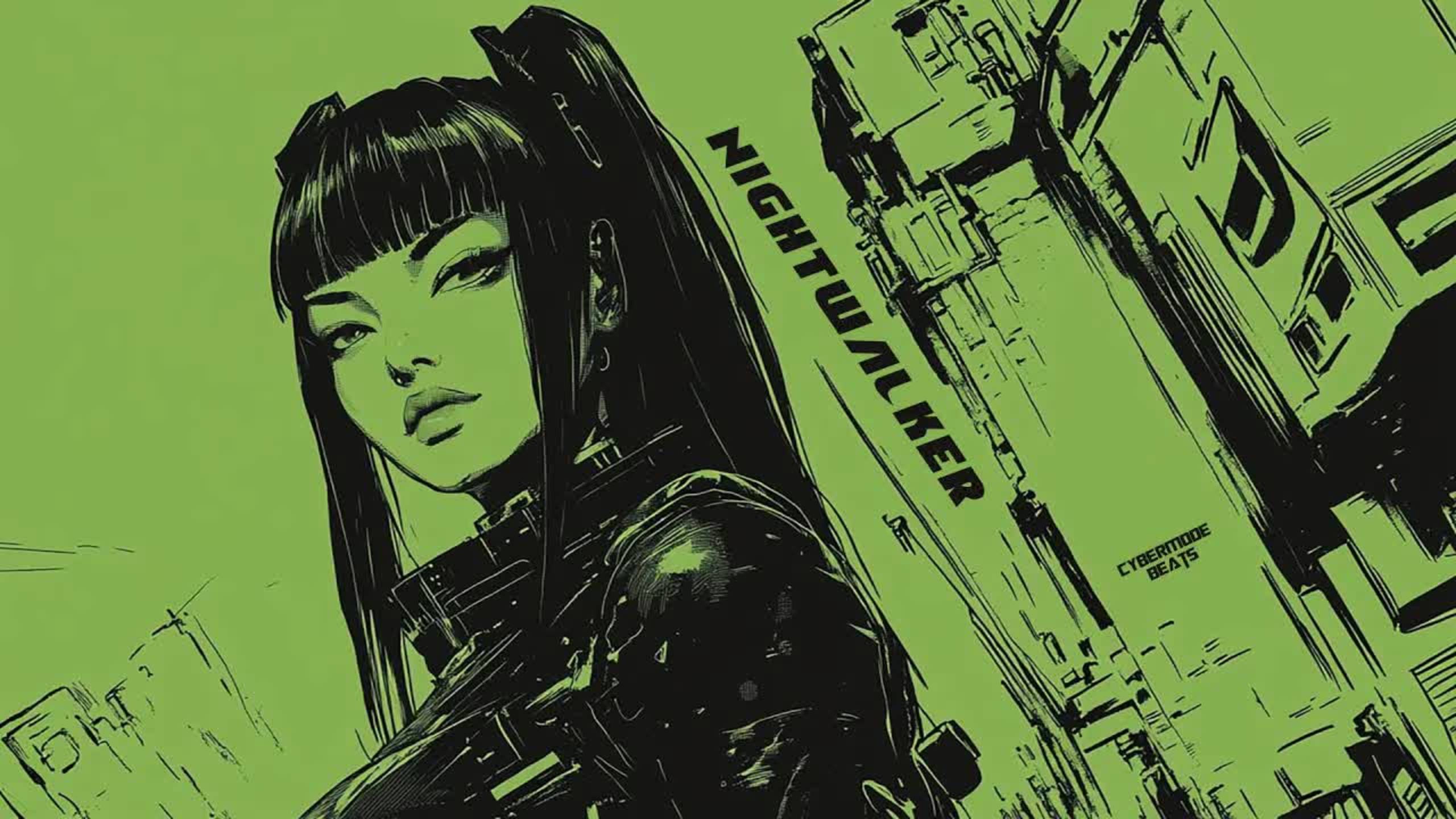 Ночной странник | Cybermode Beats | индастриал, киберпанк, микс, техно смотреть онлайн