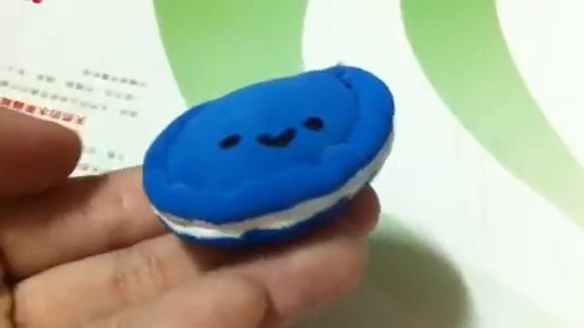 Blue Macaron Squishy ( DIY)