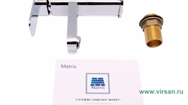 Смеситель для умывальника MATRIX SMF 37100 40 мм смотреть онлайн