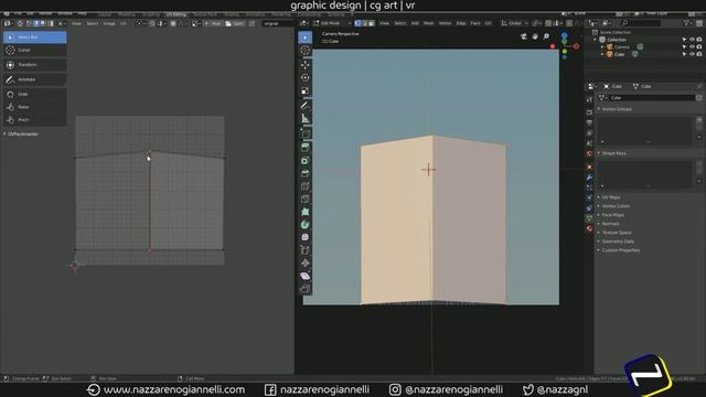 Texture from picture projection in Blender смотреть онлайн