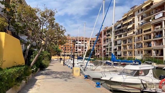 Walking tour of the Port Saplaya, 4K, HDR #spain смотреть онлайн