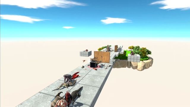 DINOSAUR RACE 8 PART 2 - Animal Revolt Battle Simulator