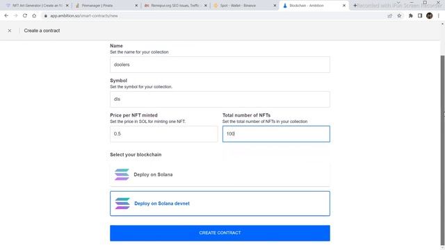 How to Create a Smart contract for your NFT Collection | easiest way | for free смотреть онлайн