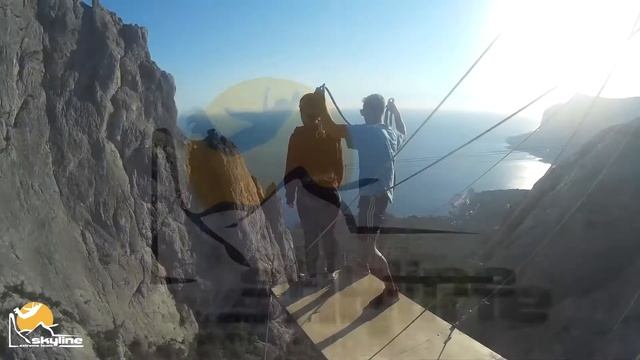 Ольга Ильяс-кая Роупджампинг в Крыму с командой Скайлайн смотреть онлайн