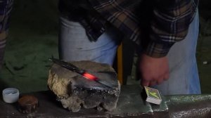 припаивание хвостовика встык клинка на ус-Слава riff .MOV