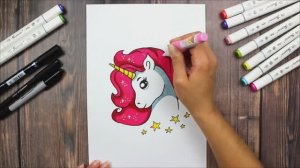 Как нарисовать красивого ЕДИНОРОГА