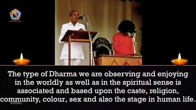 54 - What's The Real Dharma of a Human | Sri Sathya Sai Speaks | Nov 21, 1990 смотреть онлайн
