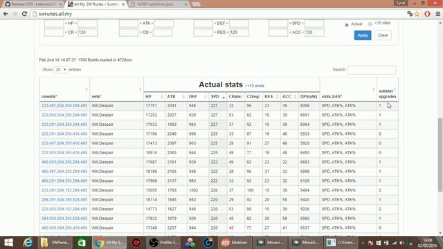 Summoners War: tutoriel pour importer ses runes et utiliser le rune optimizer смотреть онлайн