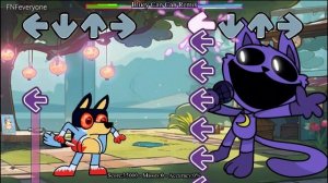 FNF Smiling Critters ALL PHASES x Bluey Spooky, Bingo exe Sing Can can -Friday Night Funkin'