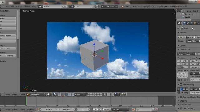 Blender Background Tutorial смотреть онлайн