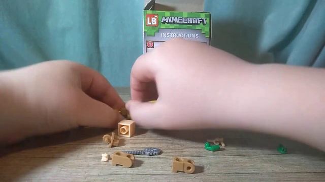 обзор на оцелота и человечка с лопатой lego minecraft. смотреть онлайн