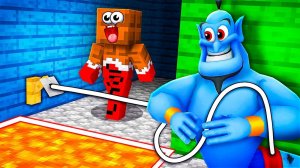 😨 ДЖИН ОБМАНУЛ НАС! ЖЕЛАНИЕ ОБЕРНУЛОСЬ КОШМАРОМ! МАЙНКРАФТ