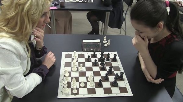2021 - The year of BLONDE chess players! 03 Viktoria Zaryvkina - Alexandra Gorjachkina