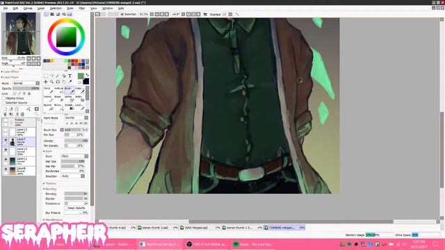 Paint Tool SAI 2 Timelapse - This Is Not The End; смотреть онлайн