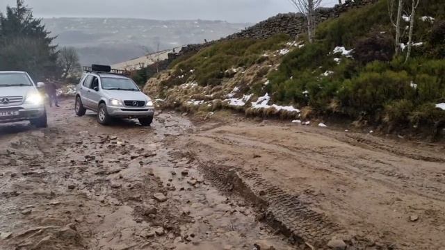 Mercedes ML W163 OFF ROAD TRACTION CONTROL TEST TC смотреть онлайн