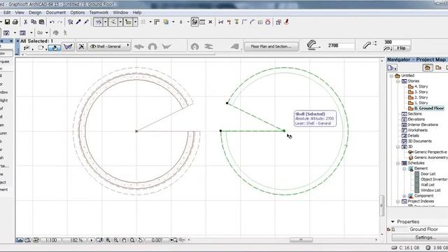 ArchiCAD 15 "Shell Tool-3" 따라하기 смотреть онлайн