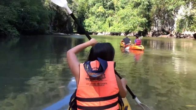 Krabi-Thailand, Ao Thalane Kayaking half day tour смотреть онлайн