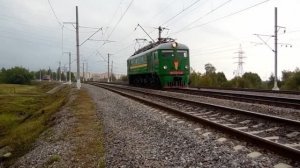 Электровоз ВЛ23-419 (ТЧЭ-27) на \/ Международном жел.-дор. салоне техники и технологий "ЭКСПО 1520".