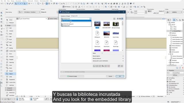 #ARCHICAD HOW ADD IMAGES TO PICTURE OBJECT смотреть онлайн