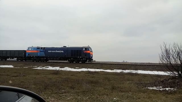 Локомотив General Electric. Станційне. Новобузький район 08/02/2019 смотреть онлайн