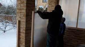 Чем закрыть террасу на зиму от снега.