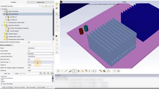 How to Add Local Sizing in Ansys Fluent Meshing — Lesson 1, Part-2 смотреть онлайн
