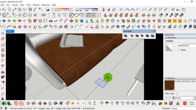 Bespoke Living room - Sketchup 2017 смотреть онлайн