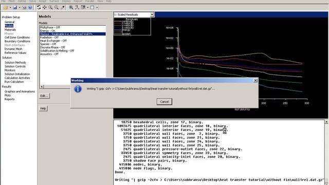 LearnCAx Tutorial ANSYS FLUENT Heat Transfer around a fin section part 2 смотреть онлайн