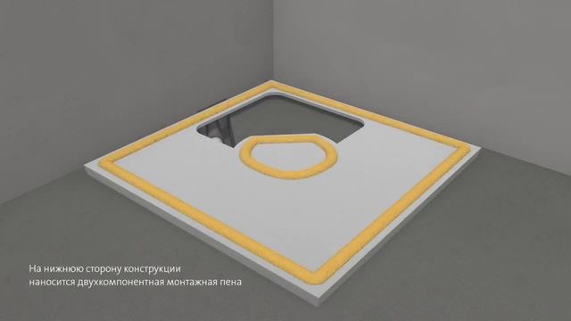 Душевой поддон KALDEWEI SUPERPLAN с плоской подставкой из стиропора смотреть онлайн