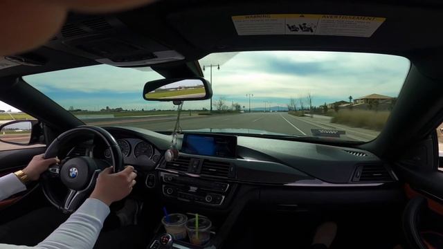 DRIVING A BMW M4 FOR THE FIRST TIME! смотреть онлайн