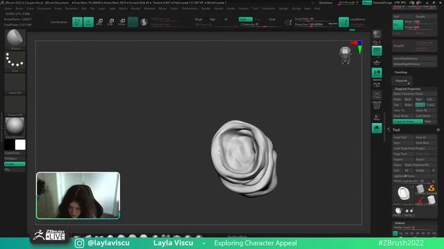 Exploring Character Appeal – Layla Viscu – ZBrush 2023 смотреть онлайн