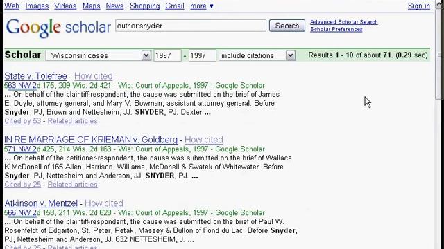 Advanced Case Law Searching with Google Scholar смотреть онлайн