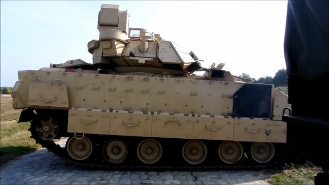 Amerykańscy pancerniacy na drawskim poligonie. M1 Abrams razem z polskimi BWP-1 смотреть онлайн