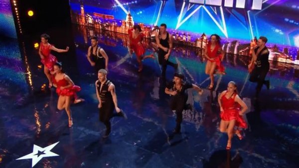 Latin & ballroom SKILLS with this couples-only dance group! | Audition | BGT Series 8