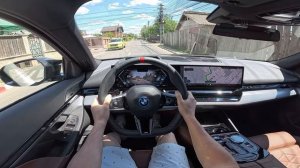 New BMW i5 M60 xDrive POV TEST DRIVE